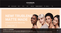 Desktop Screenshot of covergirl.com