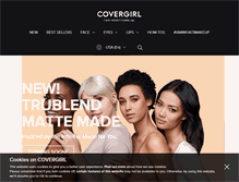 Tablet Screenshot of covergirl.com